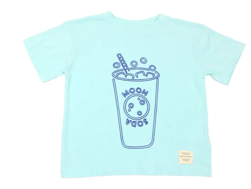 Soft Gallery t-shirt Asger blue tint bluesoda